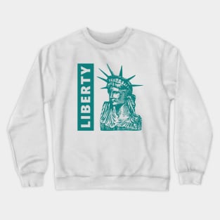 Statue of Liberty Green Crewneck Sweatshirt